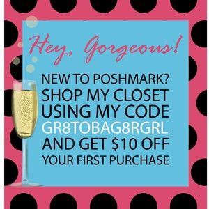 New to Poshmark? Use my code to save $10 off your first purchase